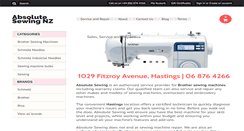 Desktop Screenshot of absolutesewing.co.nz